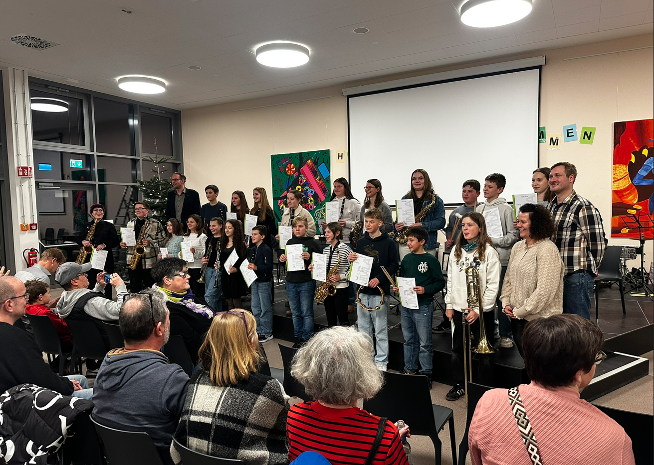 Verleihung der Jungmusiker-Leistungsabzeichen